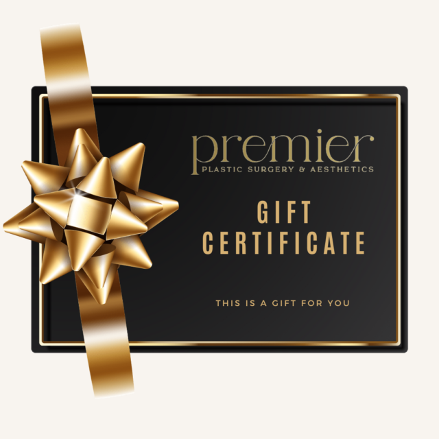 Black and Gold Luxury Bow Gift Certificate (1080 × 1080 px)