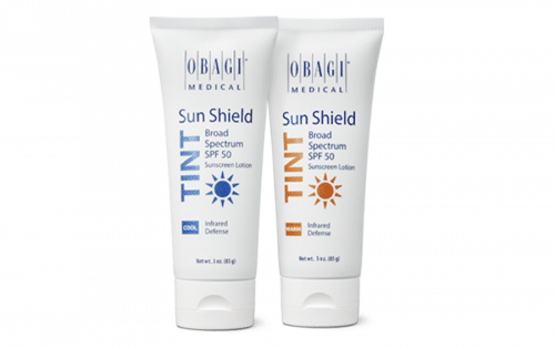 obagi sun shield spf50 tint 2bottles